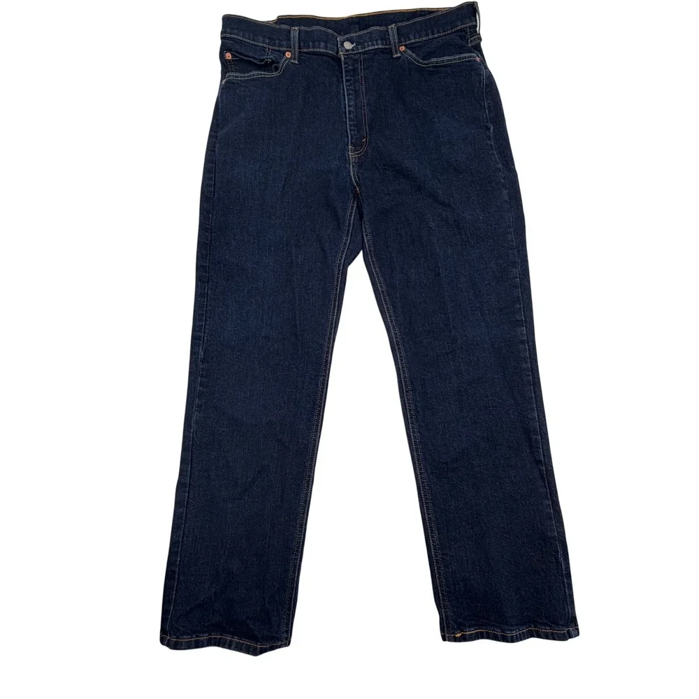 Levis 541 Athletic Taper Mens Jeans Dark Wash Indigo 40x32 Blue Denim 18181-0423